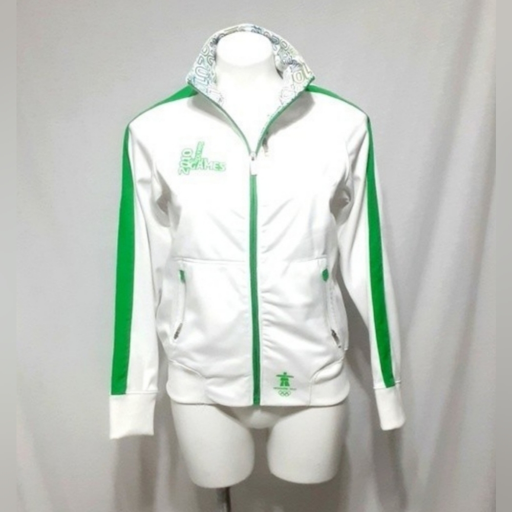 Vtg Vancouver 2010 Winter Olympic Games Zipped Up Front Jacket Small Unisex